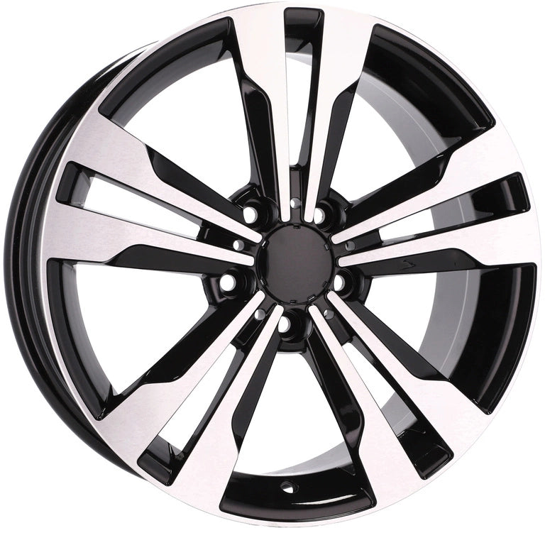 Alu kola pro Mercedes BK754 7.5x17 5x112 ET44 66.6 Black Polished | Wheelsup.cz
