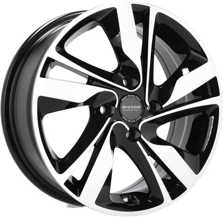Alu kola pro Hyundai BK813 6x16 4x100 ET50 Black Polished | Wheelsup.cz