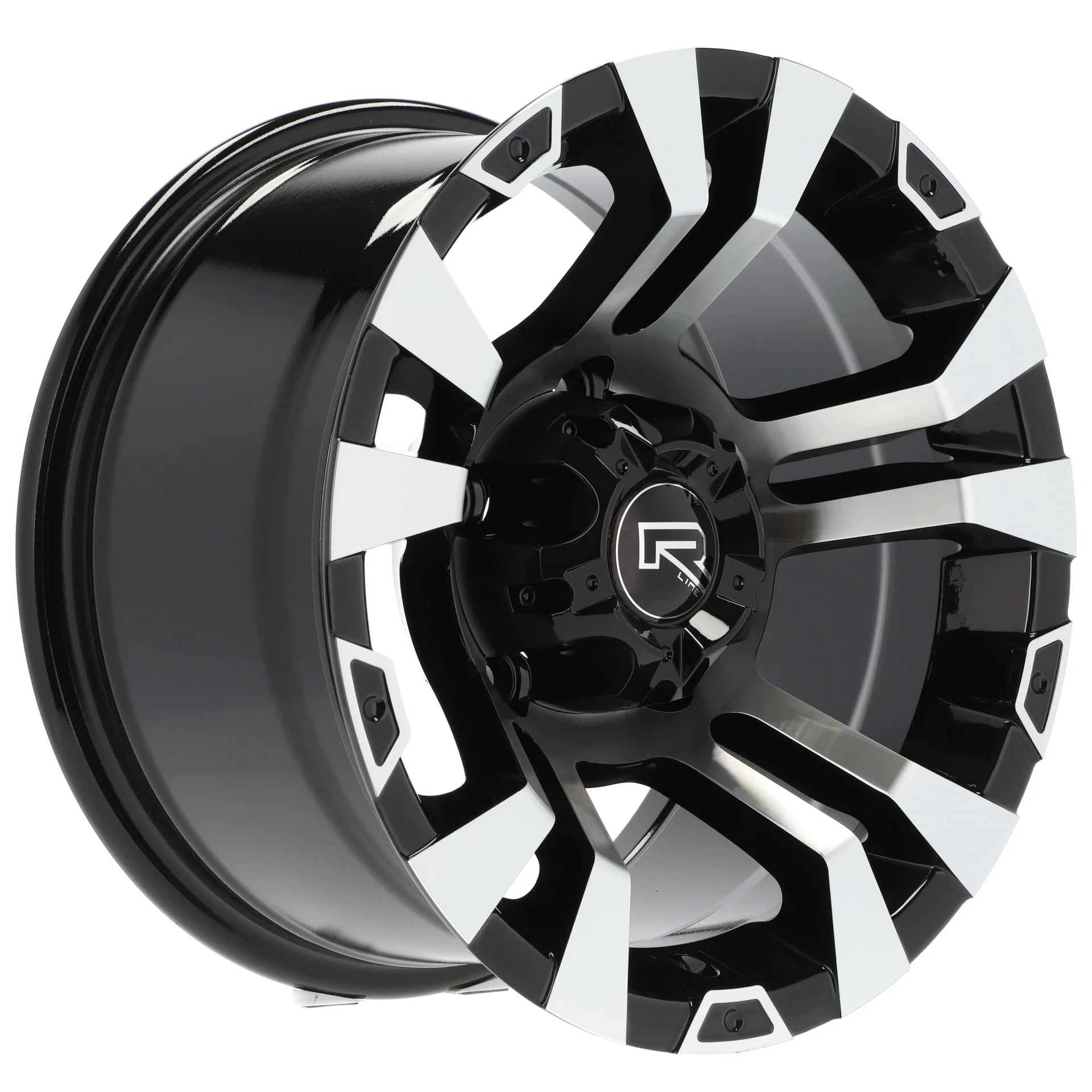 Alu kola pro Offroad BK859 8x15 5x139.7 ET-13 Black Polished | Wheelsup.cz