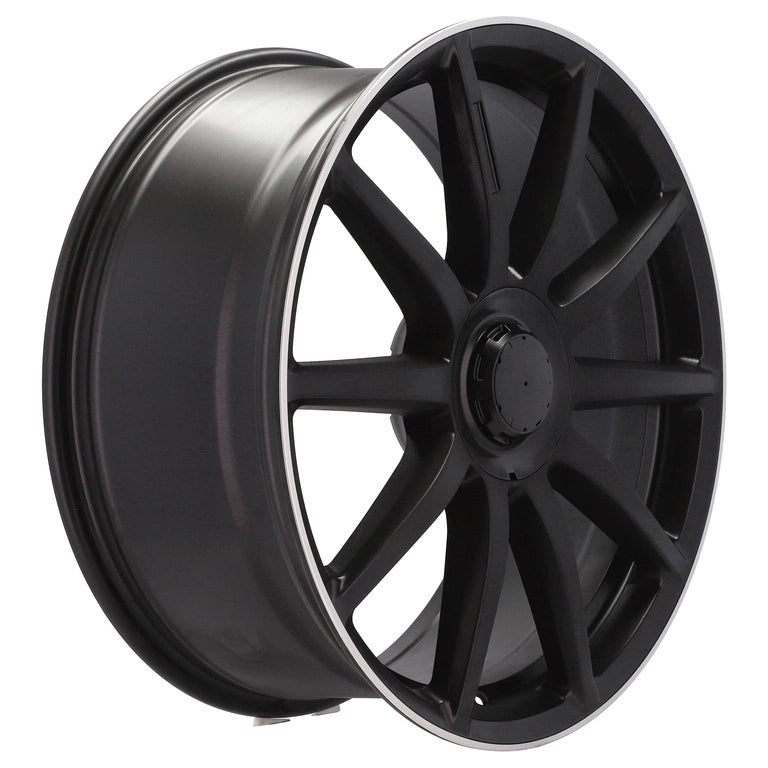 Alu kola pro Mercedes BK913 8.5x20 5x112 ET38 66.6 Black Half Matt & Polished Lip