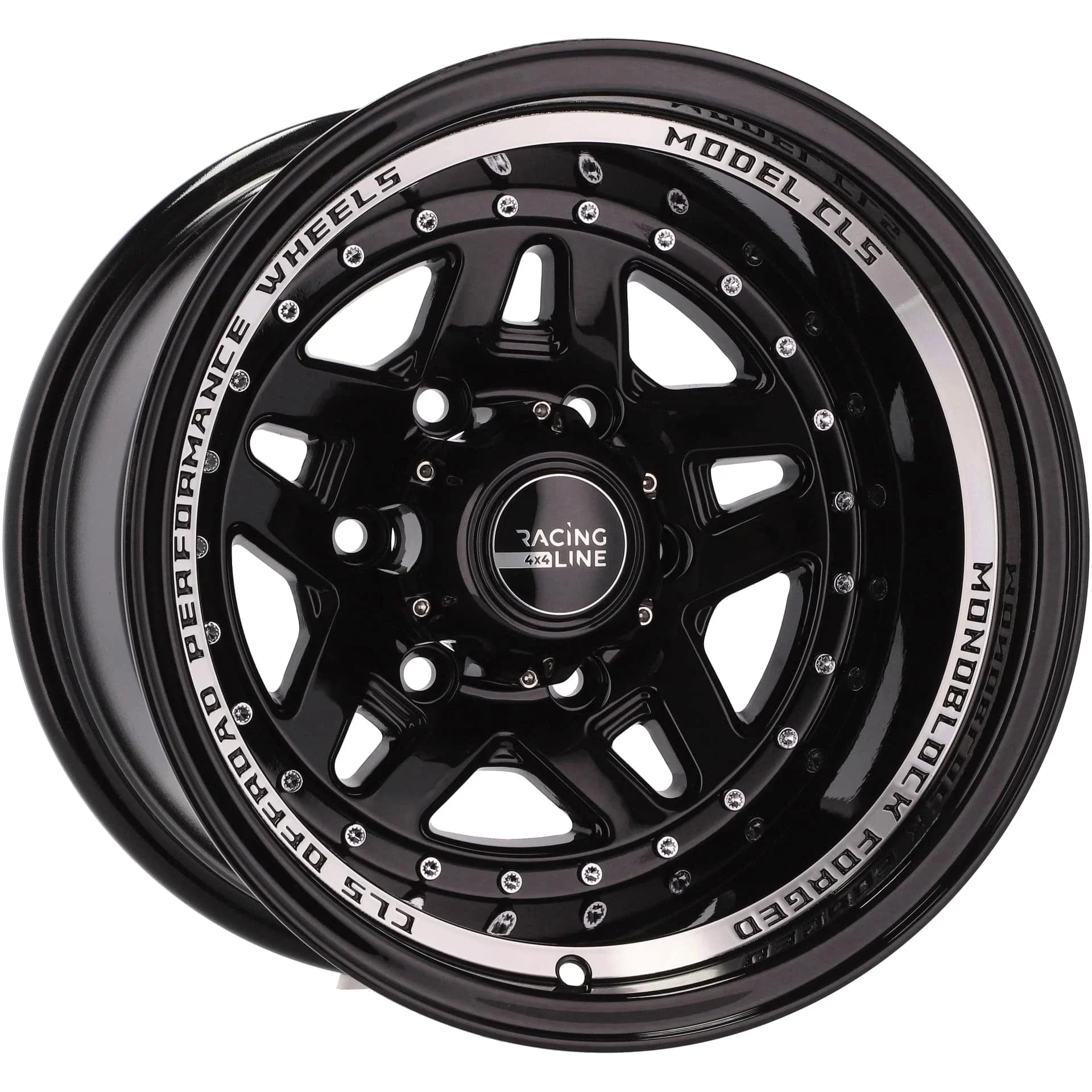 Alu kola pro Offroad BK936 10x15 6x139.7 ET-44 110.1 Black Polished