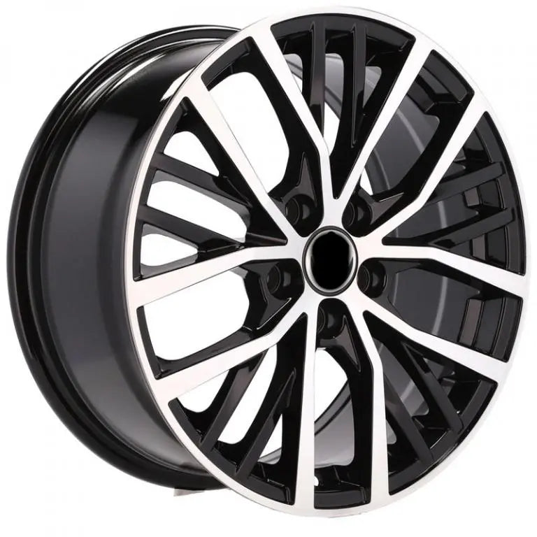 Alu kola pro Volkswagen BK952 7.5x17 5x100 ET45 57.1 Black Polished | Wheelsup.cz