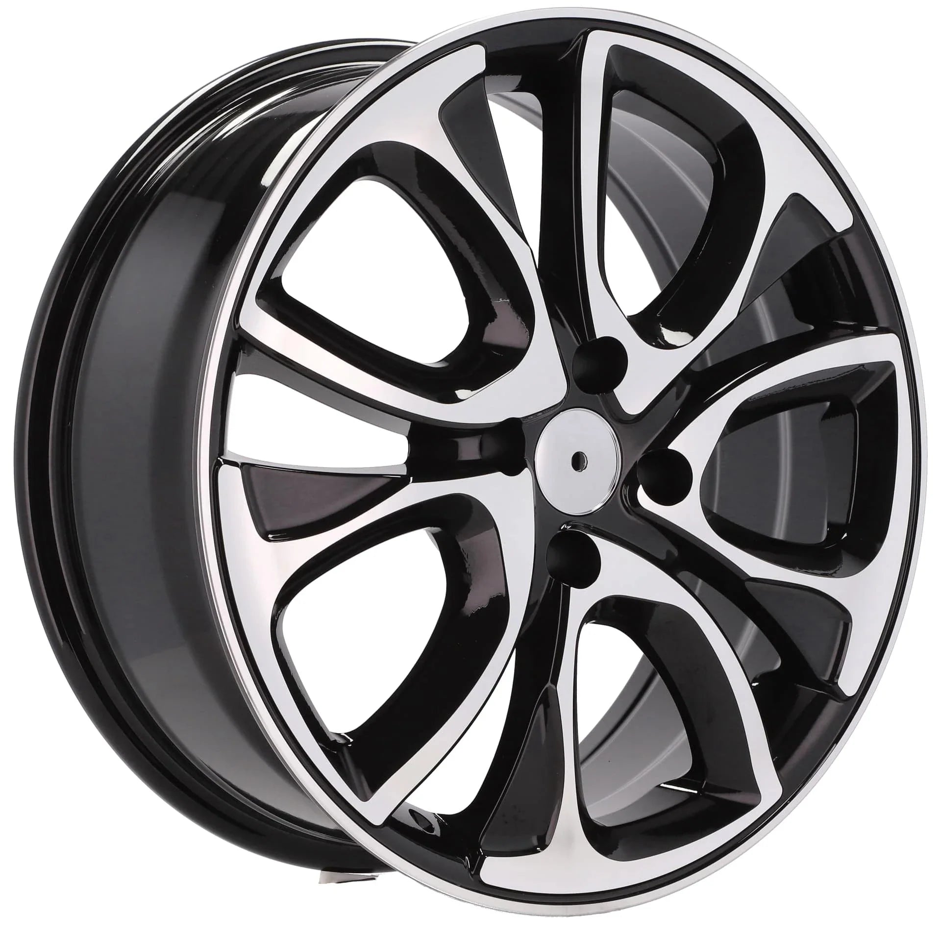 Alu kola pro Citroen BY124 7x18 5x108 ET30 65.1 Black Polished | Wheelsup.cz