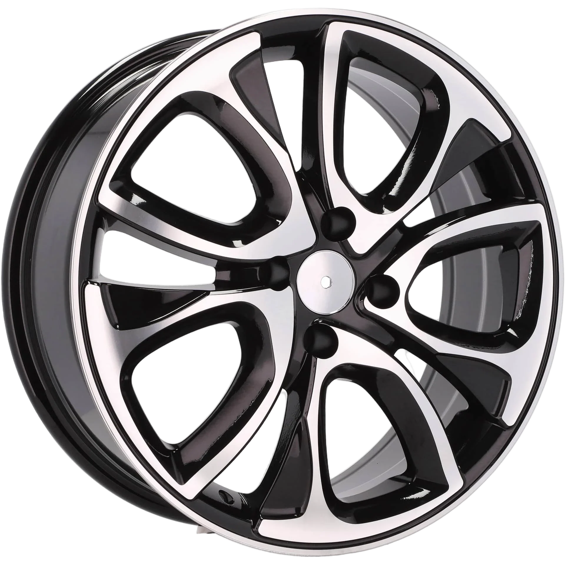 Alu kola pro Citroen BY124 7x18 5x108 ET30 65.1 Black Polished | Wheelsup.cz