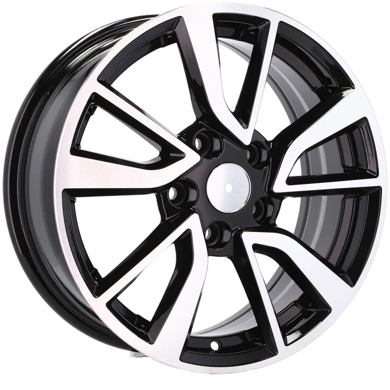 Alu kola pro Nissan BY131 7x17 5x114.3 ET40 66.1 Black Polished | Wheelsup.cz
