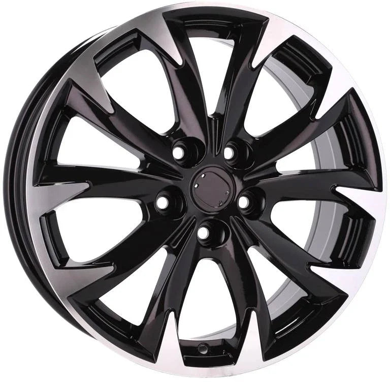 Alu kola pro Mazda BY177 7x19 5x114.3 ET50 67.1 Black Polished | Wheelsup.cz