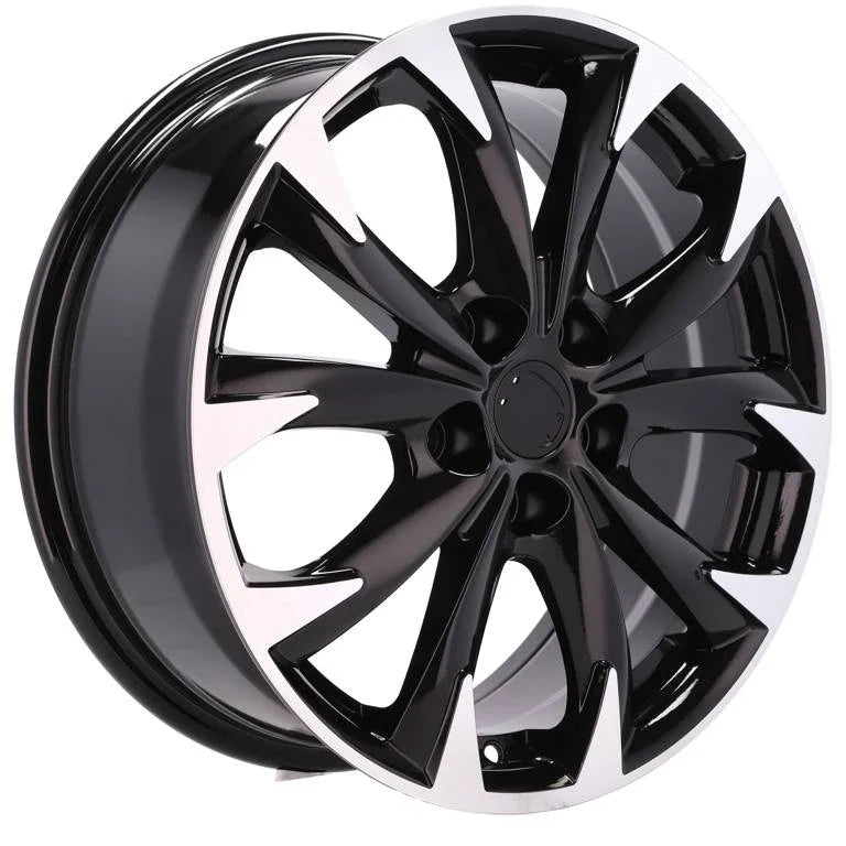 Alu kola pro Mazda BY177 7x19 5x114.3 ET50 67.1 Black Polished | Wheelsup.cz