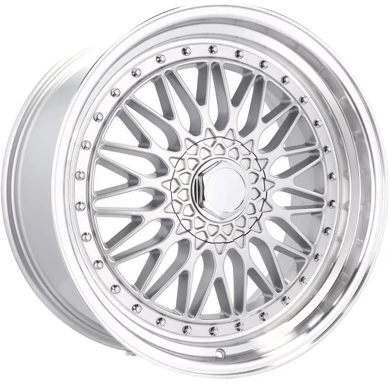 Alu kola Racing Line BY479 7.5x17 4x100 ET20 73.1 Silver & Polished Lip | Wheelsup.cz