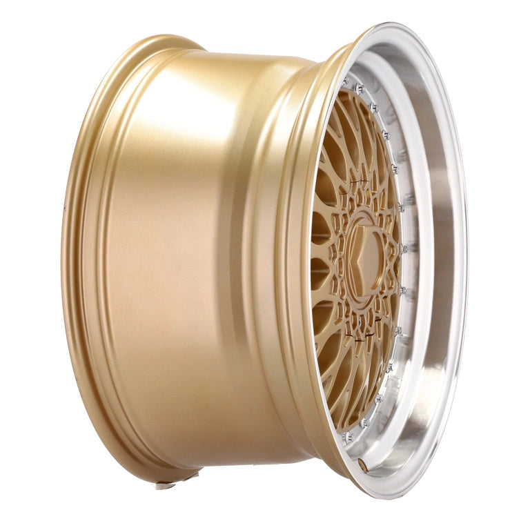 Alu kola Racing Line BY479 9.5x18 5x112 ET35 72.6 Gold & Polished | Wheelsup.cz