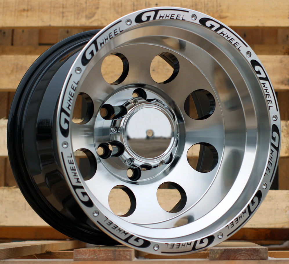 Alu kola Racing Line BY531 10x15 6x139.7 ET-44 Black Matt Offroad WheelsUp