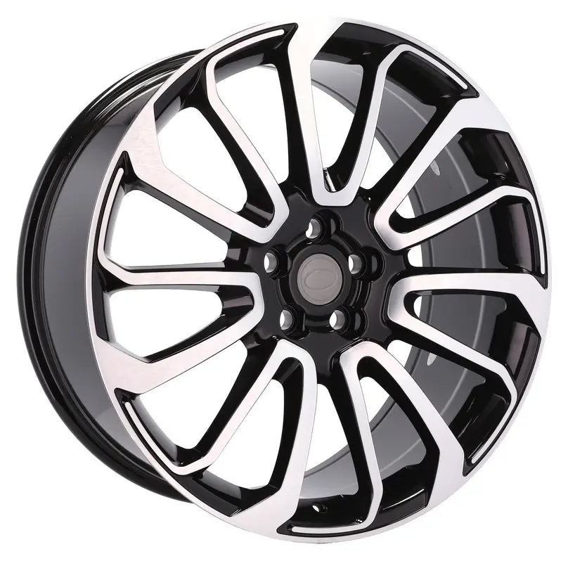 Alu kola pro Land Rover BY959 9.5x21 5x120 ET49 72.6 Black Polished | Wheelsup.cz