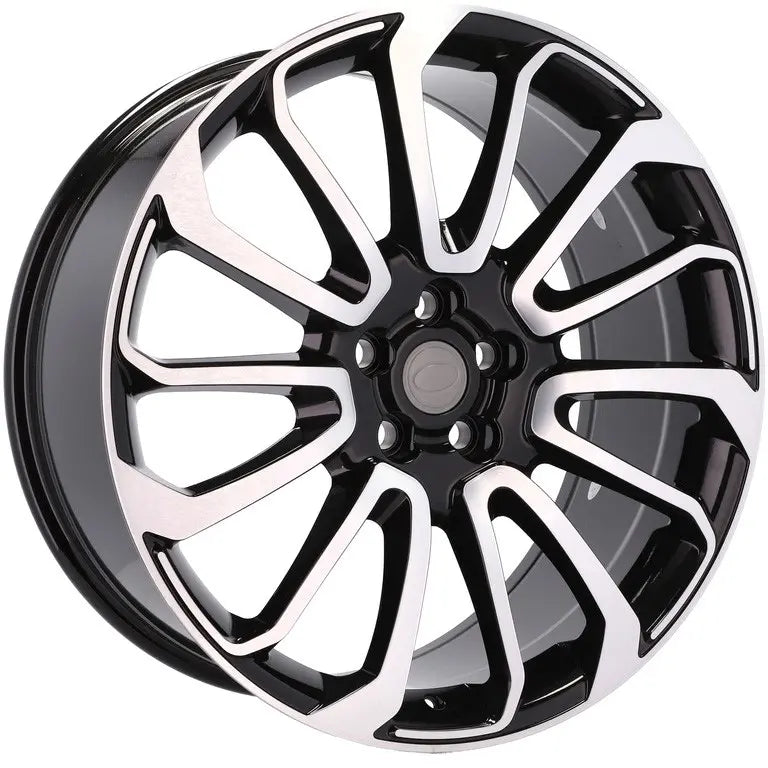 Alu kola pro Land Rover BY959 9.5x20 5x120 ET49 72.6 Black Polished | Wheelsup.cz