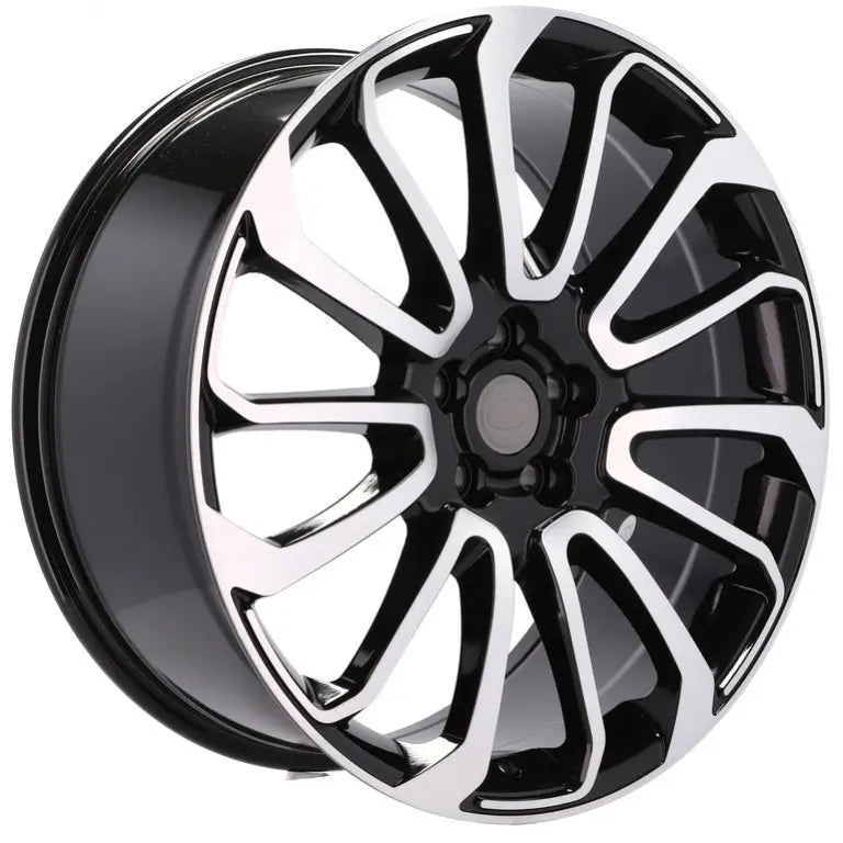 Alu kola pro Land Rover BY959 9.5x21 5x120 ET49 72.6 Black Polished | Wheelsup.cz
