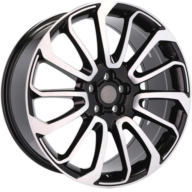 Alu kola pro Land Rover BY959 9.5x21 5x120 ET49 72.6 Black Polished | Wheelsup.cz
