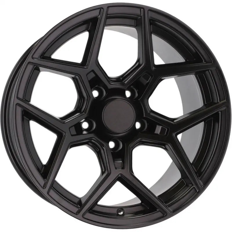 Alu kola pro Offroad D1446 9x17 5x127 ET0 78.1 Black Half Matt