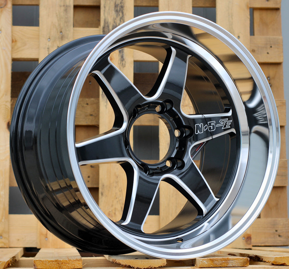 Alu kola Racing Line D1668 9.5x18 6x139.7 ET20 černá, BMW WheelsUp