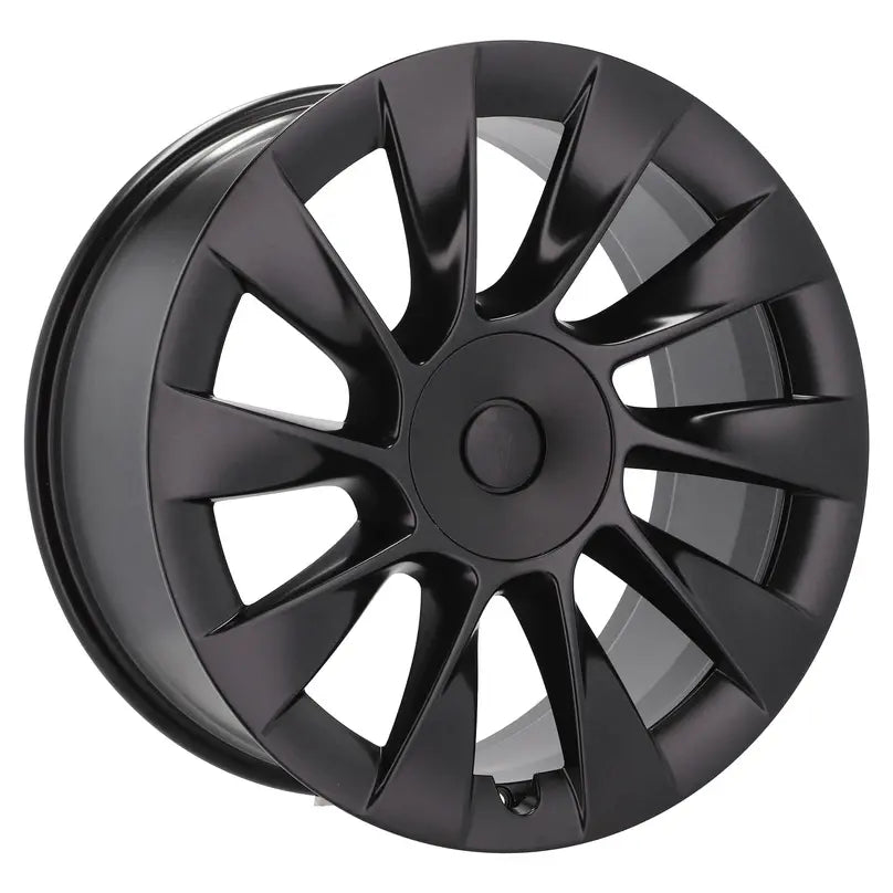Alu kola pro Tesla D1797 9.5x19 5x114.3 ET45 64.1 Black Half Matt | Wheelsup.cz