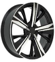 Alu kola Peugeot D1918 8x19 5x108 ET40 Black Polished-Alu kola-WheelsUp
