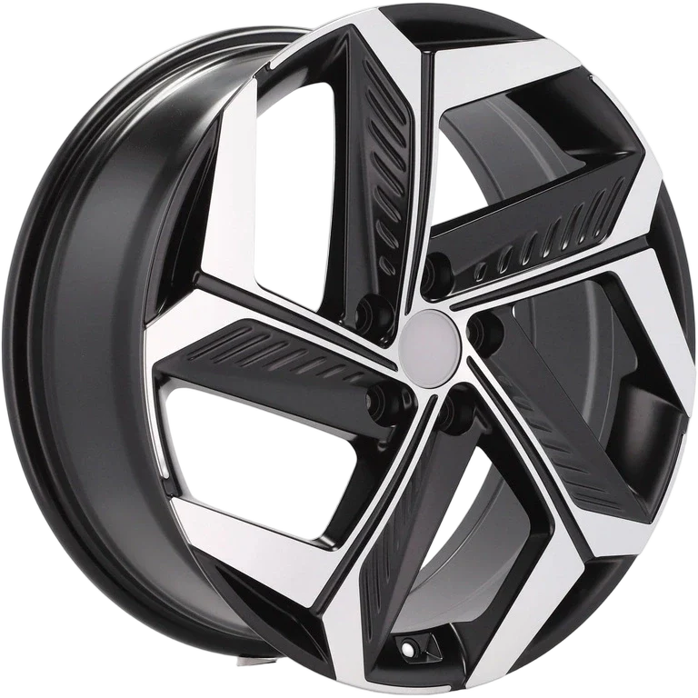 Alu kola pro Hyundai D1926 7.5x18 5x114.3 ET51 67.1 Black Polished | Wheelsup.cz