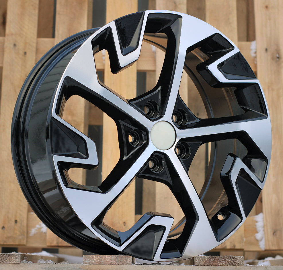 Alu kola pro Kia D1928 7.5x18 5x114.3 ET51 Black Polished