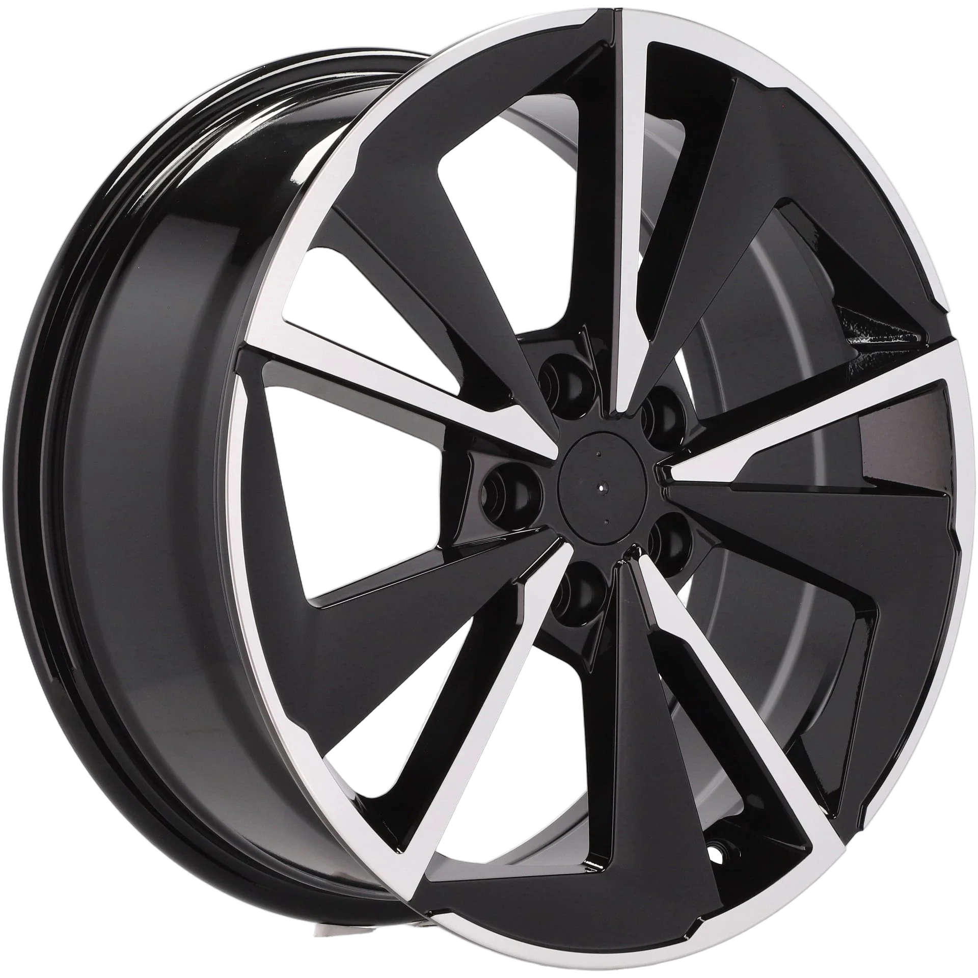 Alu kola pro Nissan D1982 7.5x18 5x114.3 ET45 66.1 Black Polished | Wheelsup.cz