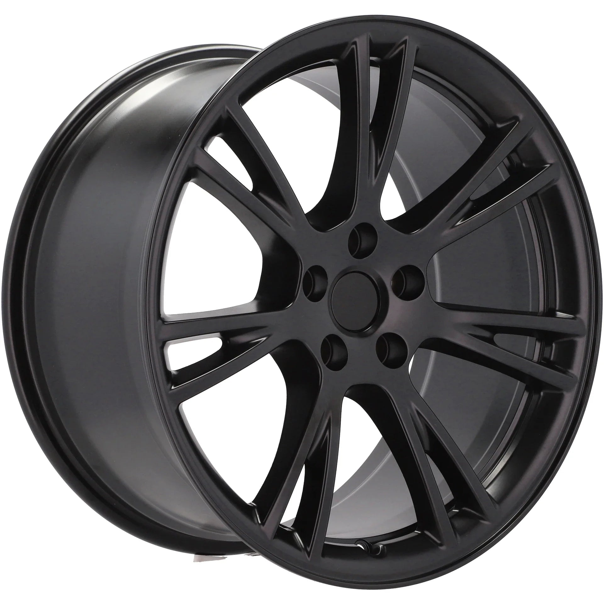 Alu kola pro Tesla D2049 9.5x19 5x114.3 ET45 64.1 Black Half Matt | Wheelsup.cz