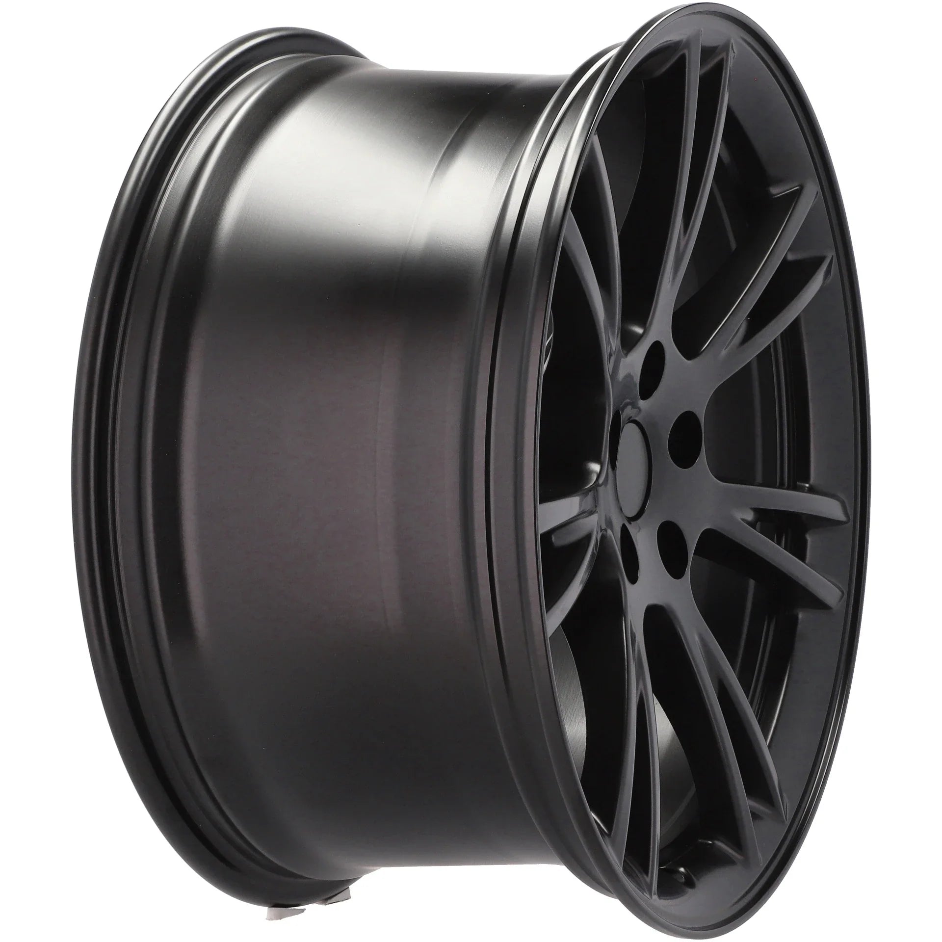 Alu kola pro Tesla D2049 9.5x19 5x114.3 ET45 64.1 Black Half Matt | Wheelsup.cz