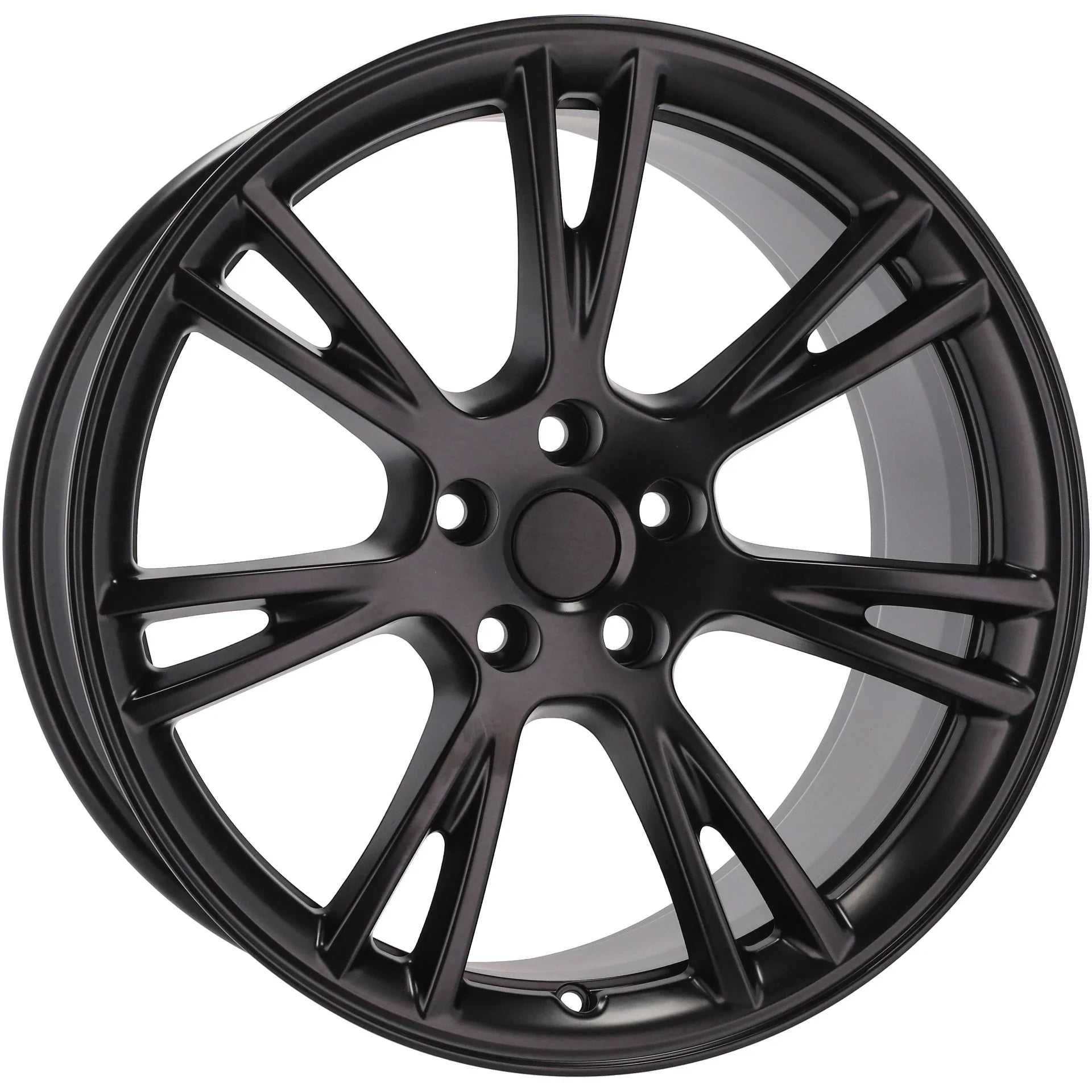 Alu kola pro Tesla D2049 9.5x19 5x114.3 ET45 64.1 Black Half Matt | Wheelsup.cz