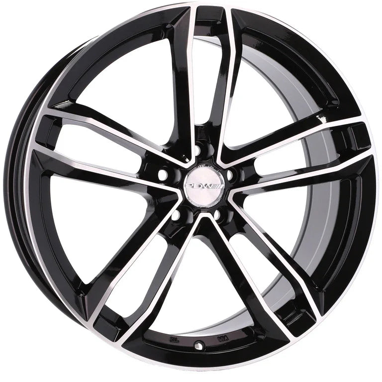Alu kola Racing Line D5276 8x18 5x100 ET40 73.1 Black Polished | Wheelsup.cz