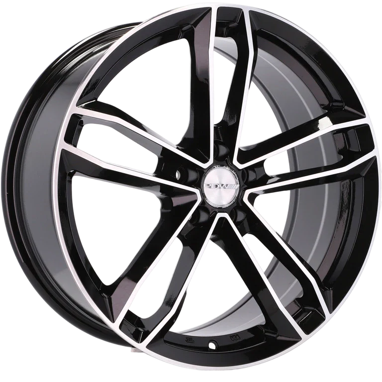Alu kola Racing Line D5276 8x18 5x100 ET40 73.1 Black Polished | Wheelsup.cz