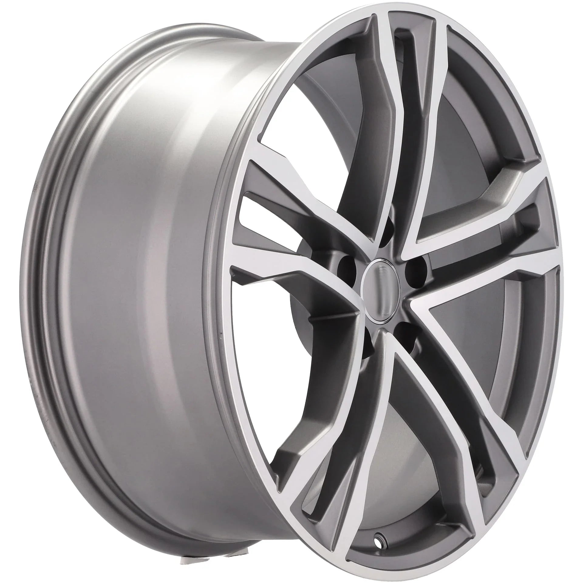 Alu kola pro Audi D5520 8.5x19 5x112 ET35 66.6 Grey Polished Half Matt | Wheelsup.cz
