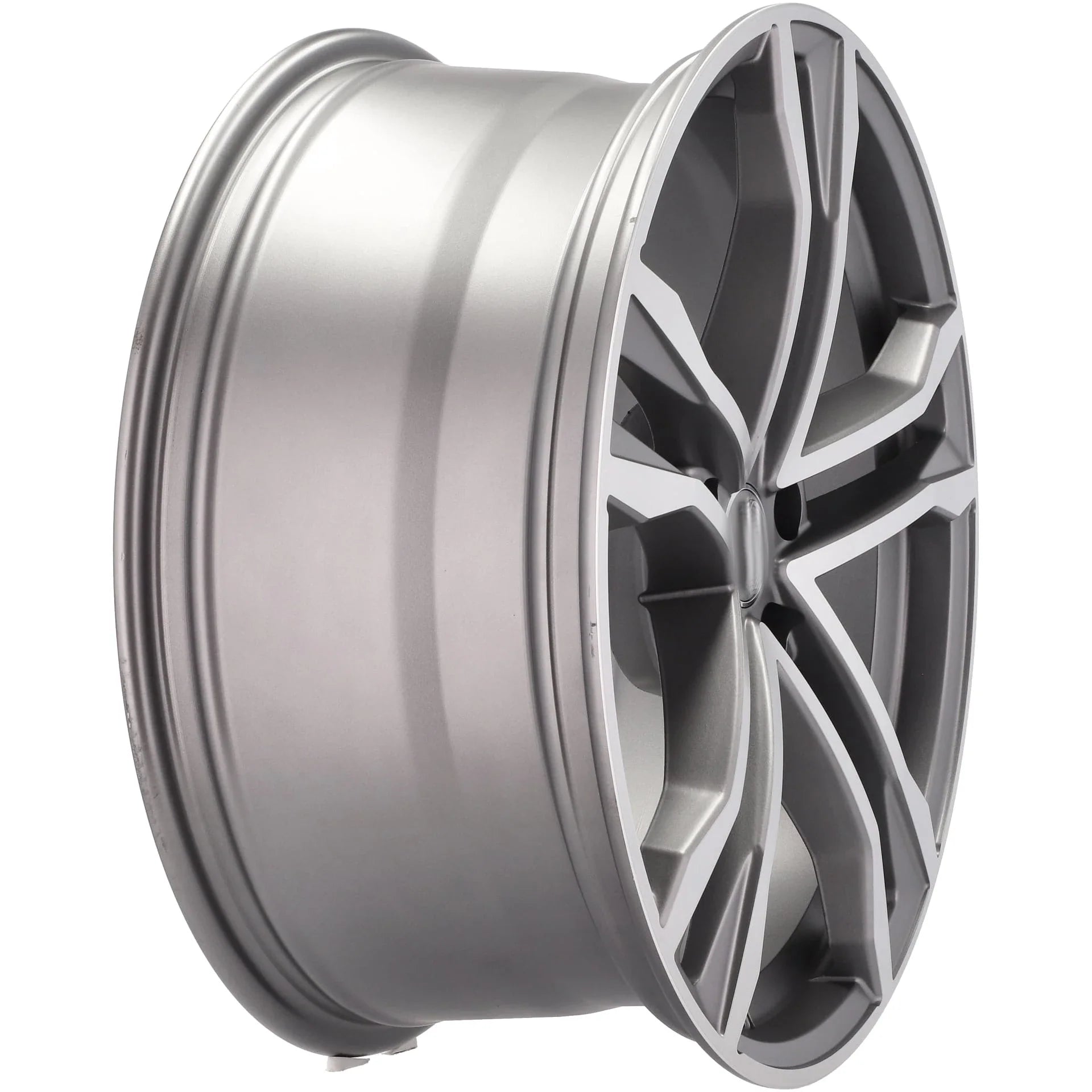 Alu kola pro Audi D5520 8.5x19 5x112 ET35 66.6 Grey Polished Half Matt | Wheelsup.cz