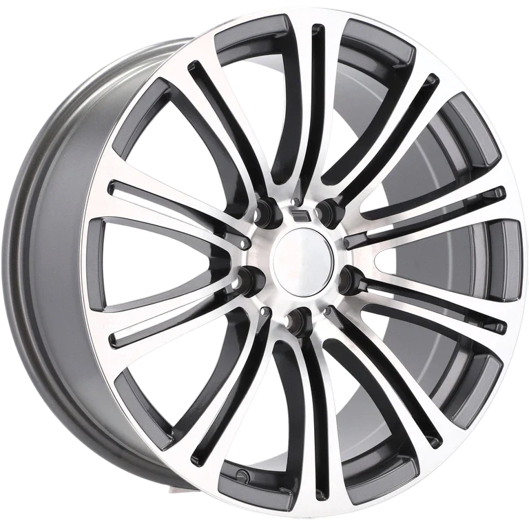 Alu kola pro BMW E568 7.5x17 5x120 ET34 72.6 Grey Polished | Wheelsup.cz