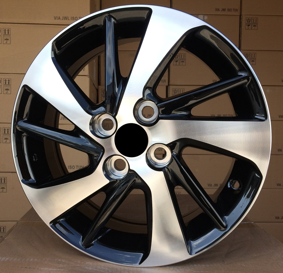 Alu kola Racing Line F0458 5.5x15 4x100 ET45 černá, Toyota WheelsUp