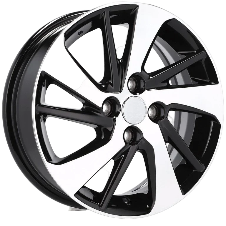 Alu kola pro Toyota F0458 5.5x15 4x100 ET45 54.1 Black Polished | Wheelsup.cz