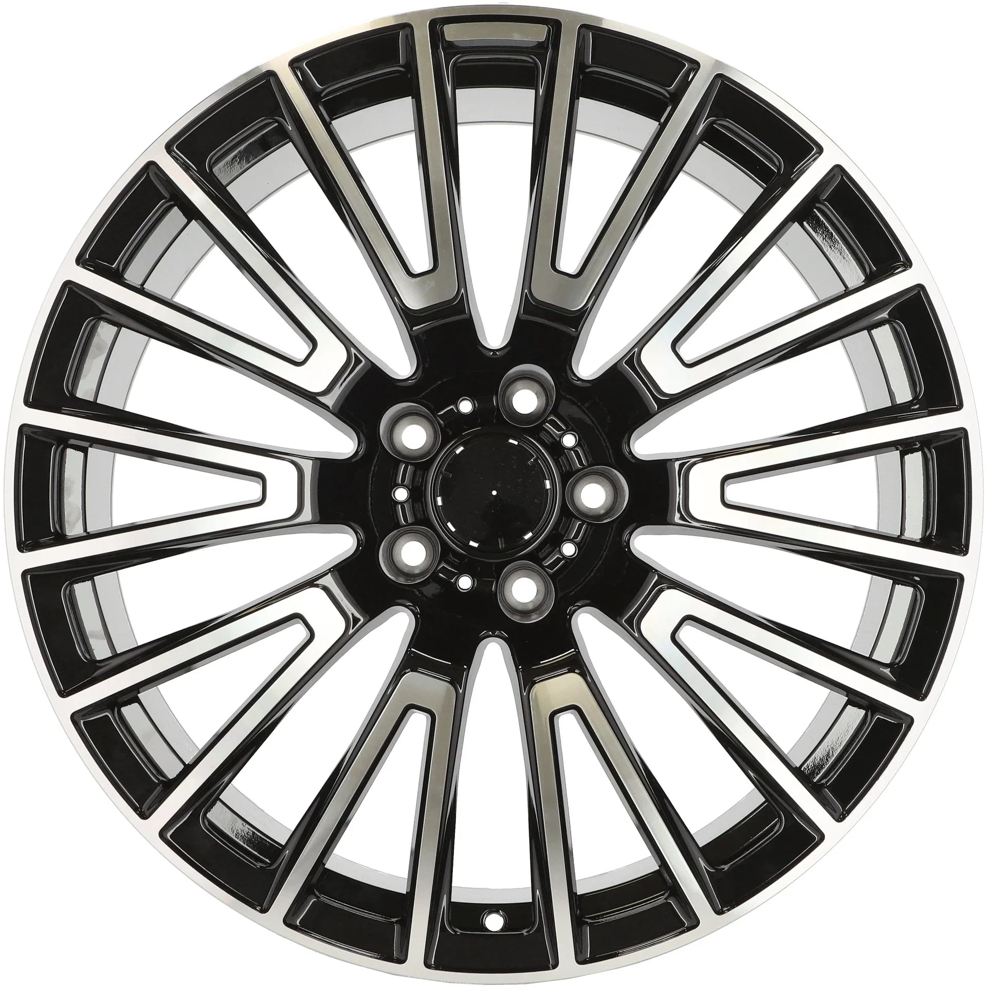 Alu kola pro Mercedes F1070 10x22 5x130 ET36 84.1 Black Polished | Wheelsup.cz