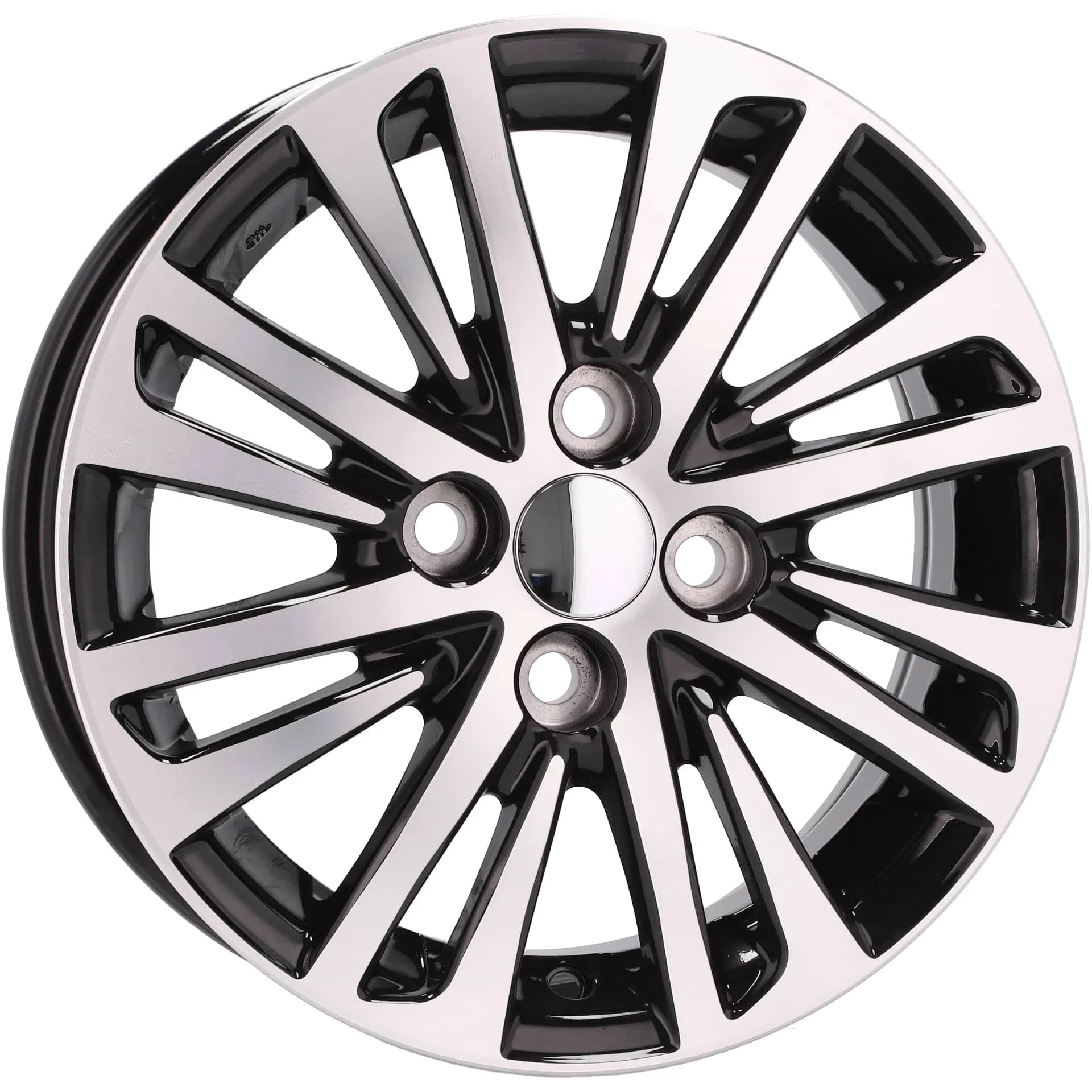 Alu kola pro Toyota F1438 5.5x14 4x100 ET45 54.1 Black Polished | Wheelsup.cz