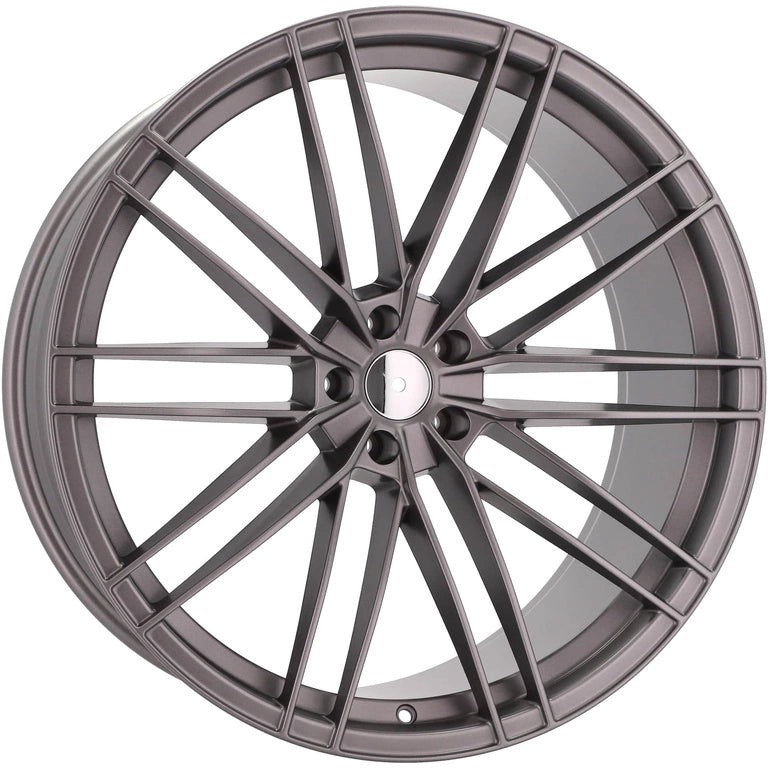 Alu kola pro Audi F1995 10x22 5x112 ET21 66.6 Gun Metal Half Matt | Wheelsup.cz