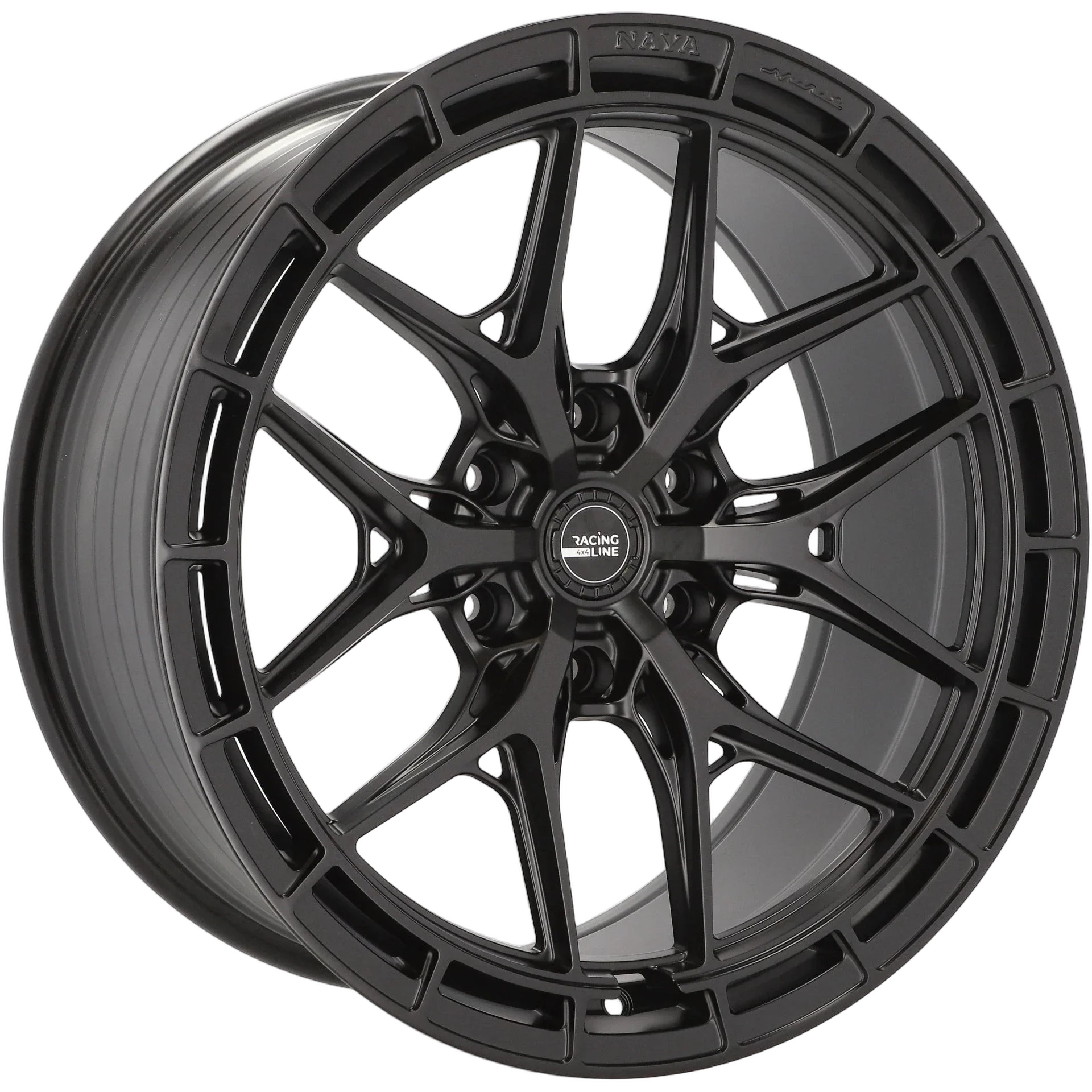 Alu kola Racing Line F3045 9x20 6x139.7 ET15 106.1 Black Half Matt | Wheelsup.cz
