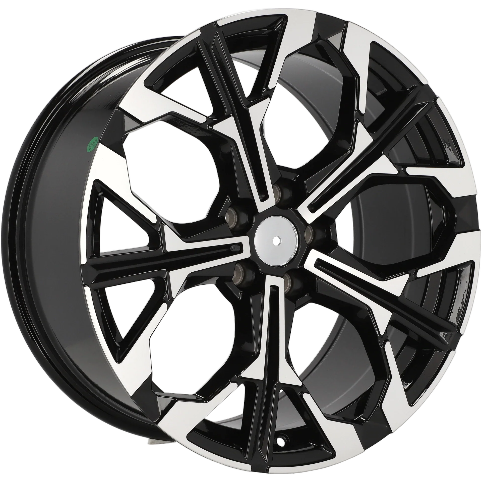 Alu kola pro BMW F9735 8x19 5x112 ET27 66.6 Black Polished | Wheelsup.cz