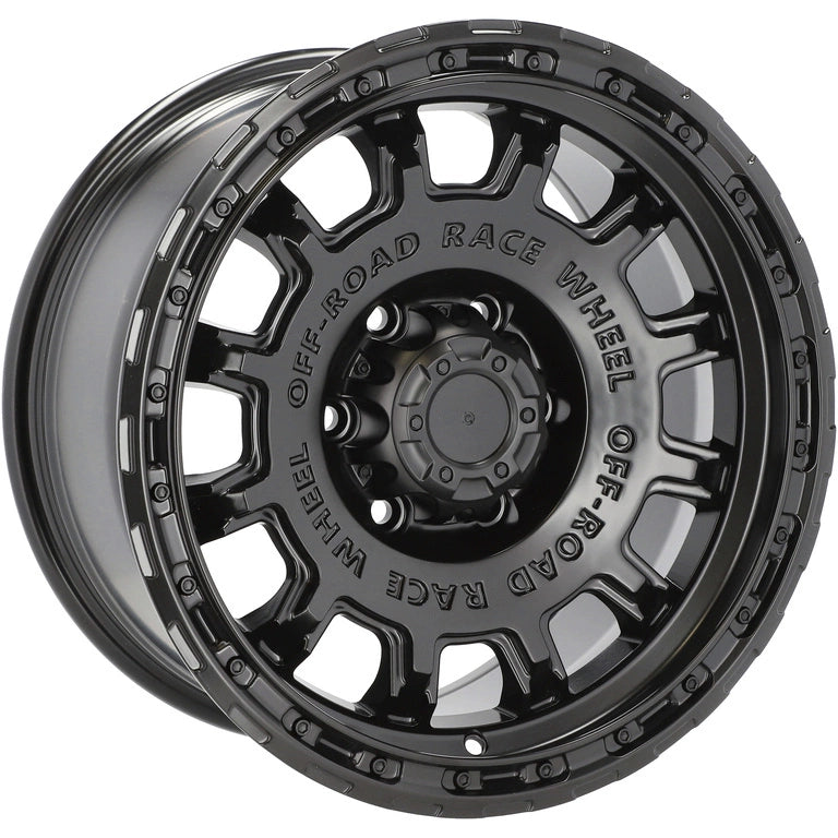 Alu kola pro Offroad FBX034 8.5x17 6x139.7 ET-12 106.1 Black Half Matt | Wheelsup.cz