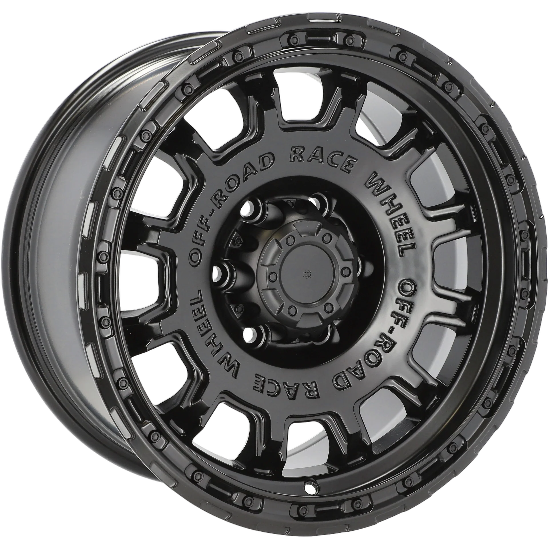 Alu kola pro Offroad FBX034 8.5x17 6x139.7 ET-12 106.1 Black Half Matt | Wheelsup.cz