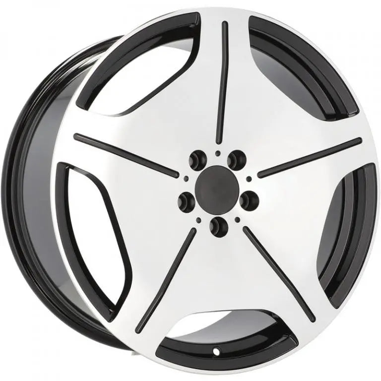Alu kola pro Mercedes FBX035 8x18 5x112 ET35 66.6 Black Polished | Wheelsup.cz