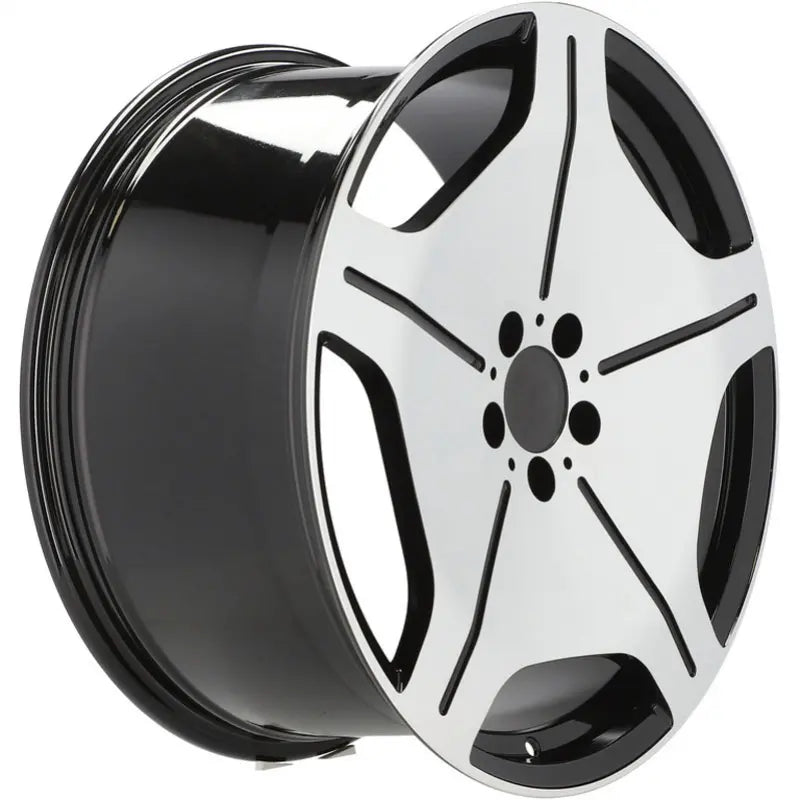 Alu kola pro Mercedes FBX035 9.5x20 5x112 ET43.5 66.6 Black Polished | Wheelsup.cz