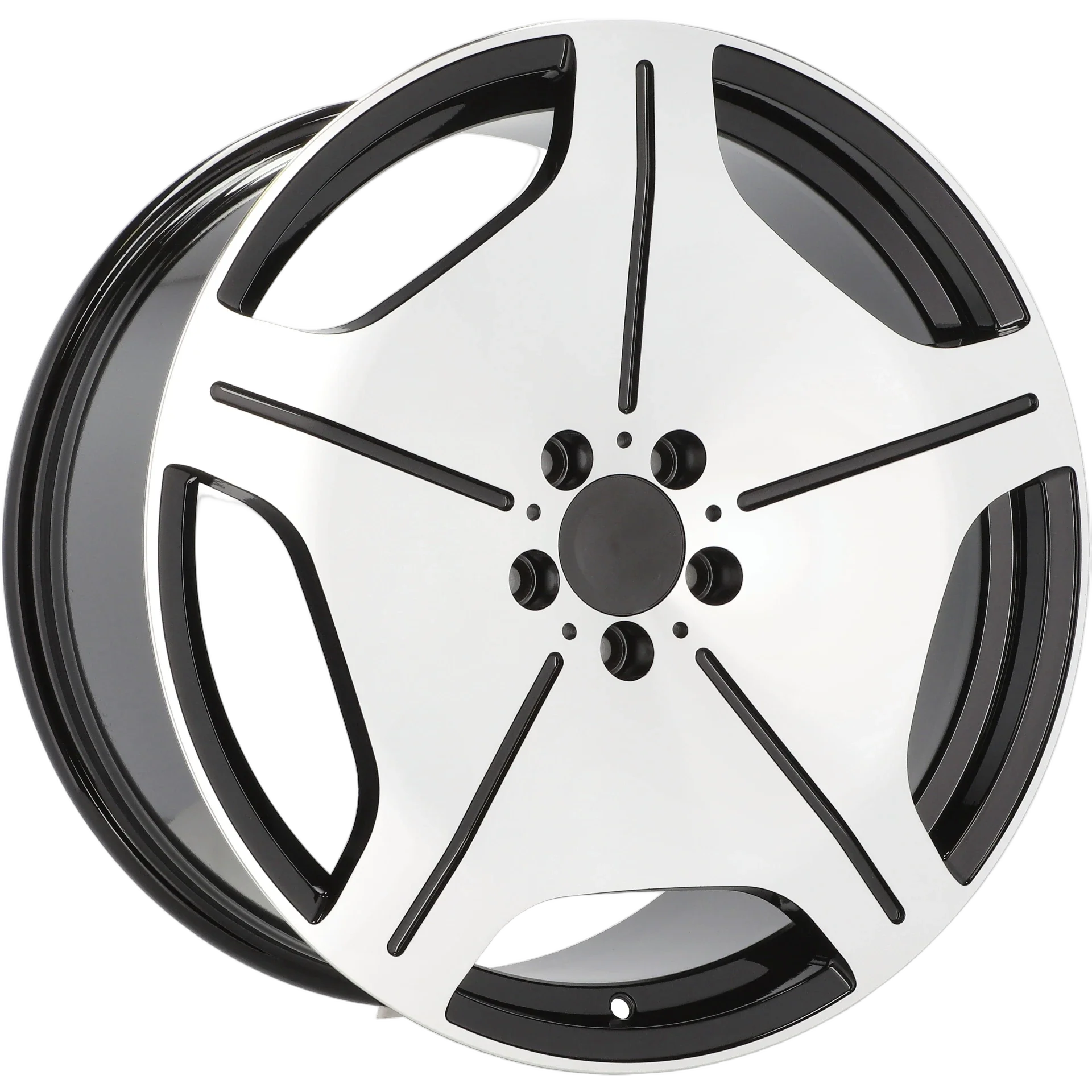 Alu kola pro Mercedes FBX035 8.5x19 5x112 ET35 66.6 Black Polished | Wheelsup.cz
