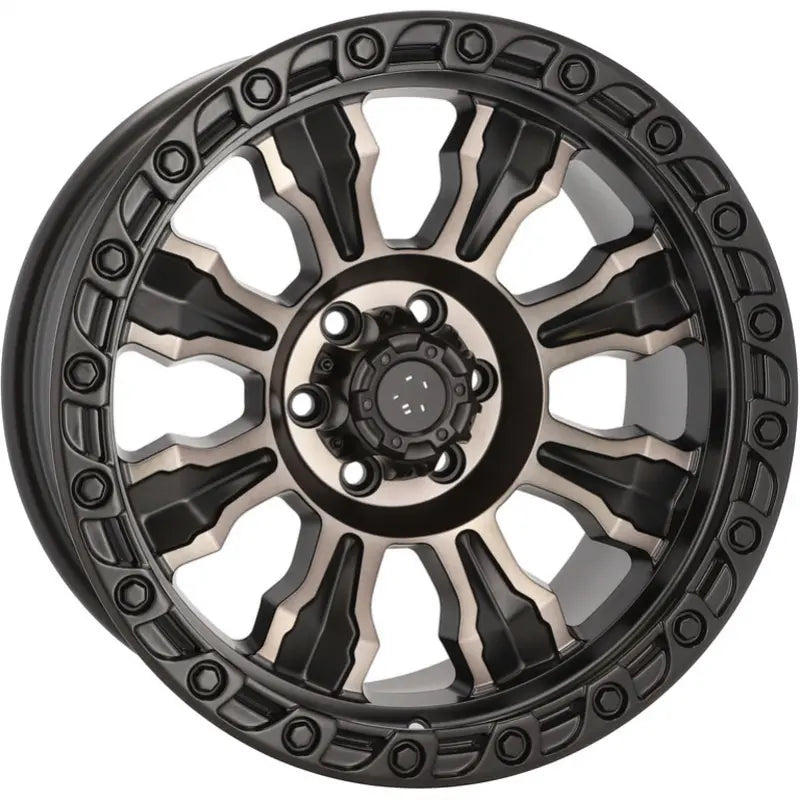 Alu kola pro Offroad FBX087 9x17 6x139.7 ET0 110.1 Black Polished Matt | Wheelsup.cz