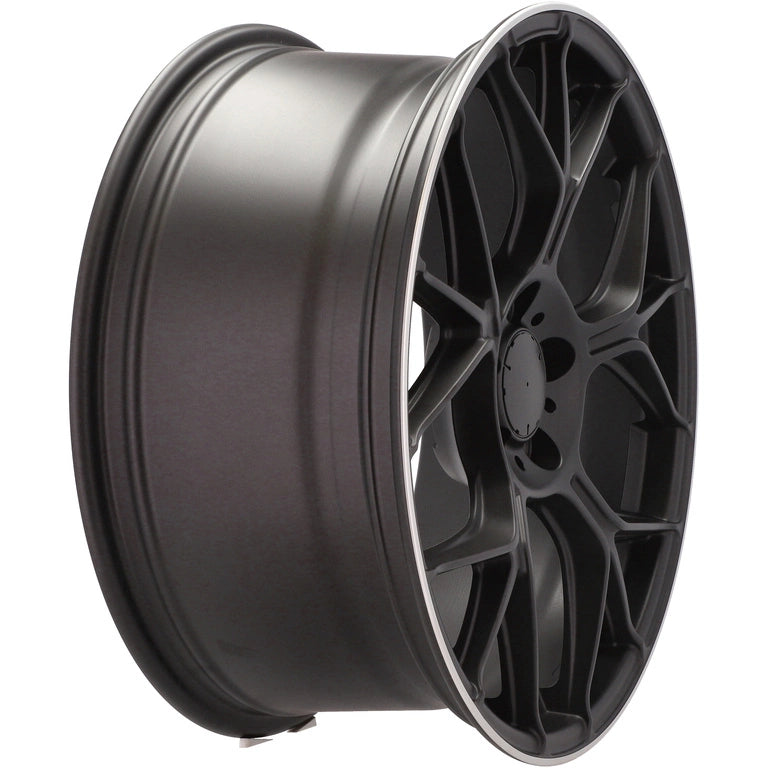 Alu kola pro Mercedes FBX120 8x18 5x112 ET42 66.6 Black & Polished Lip | Wheelsup.cz