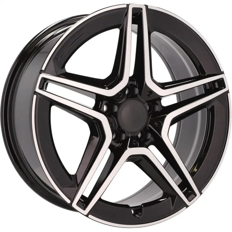 Alu kola pro Mercedes FBX142 8x18 5x112 ET40 66.6 Black Polished | Wheelsup.cz