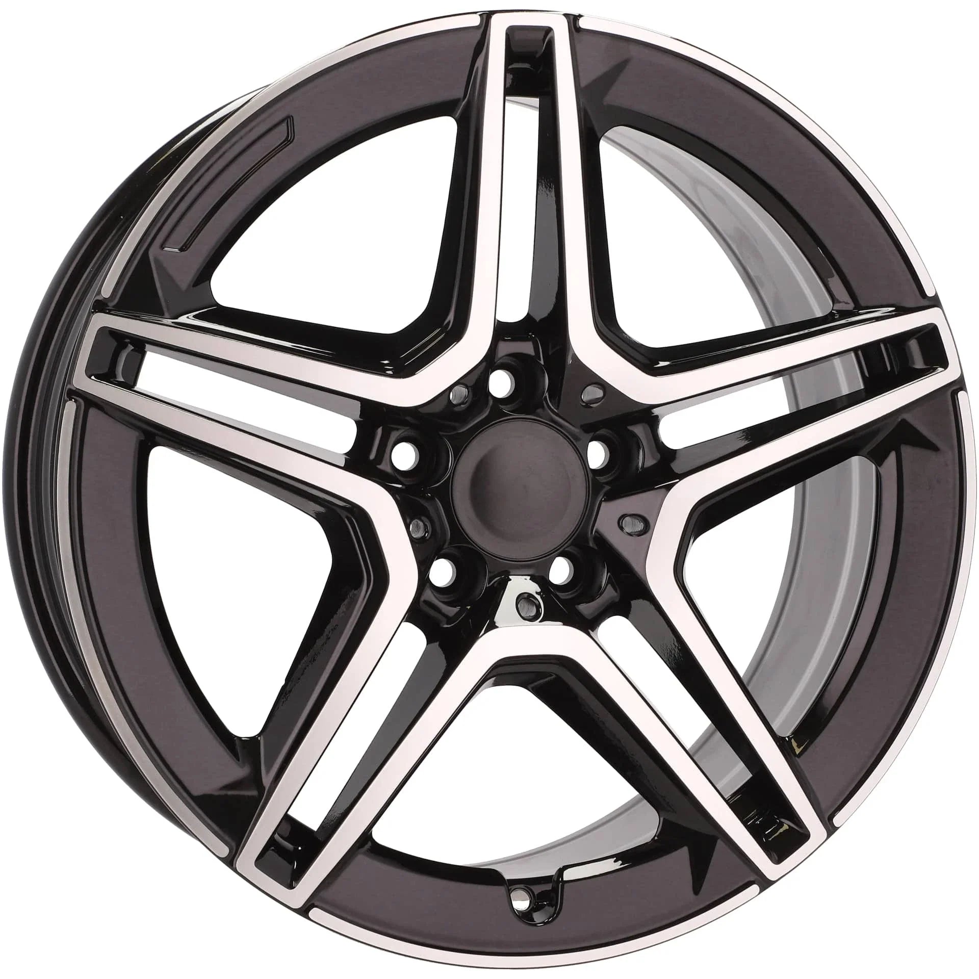 Alu kola pro Mercedes FBX142 8.5x19 5x112 ET40 66.6 Black Polished