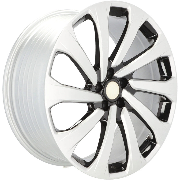 Alu kola pro Land Rover FBX191 9.5x22 5x120 ET42.5 72.6 Silver & Black | Wheelsup.cz